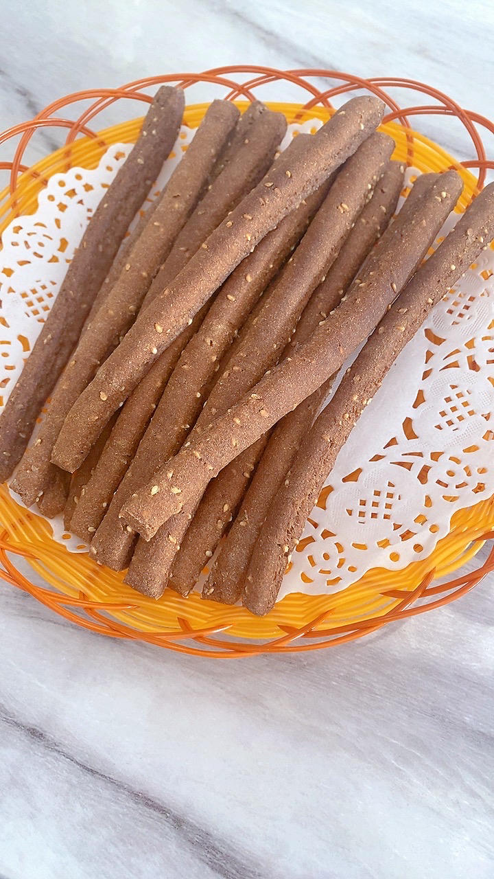 自制减脂期无油无糖全麦磨牙棒小零食的做法