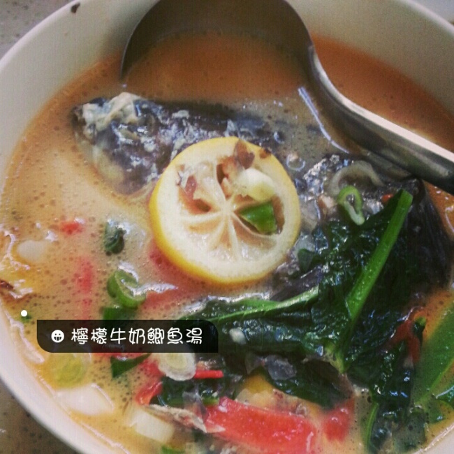 柠檬牛奶鲫鱼汤