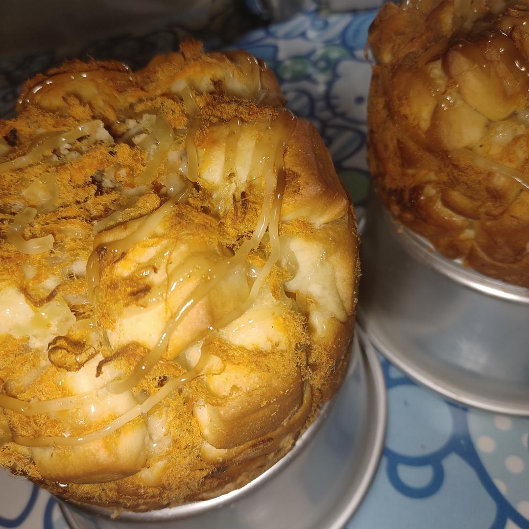肉松手撕面包—超软会爆浆的面包哟