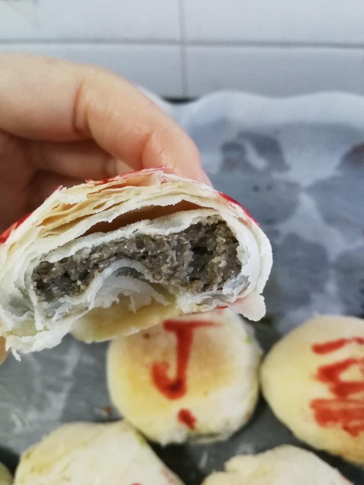 酥皮绿豆饼   酥得掉渣渣