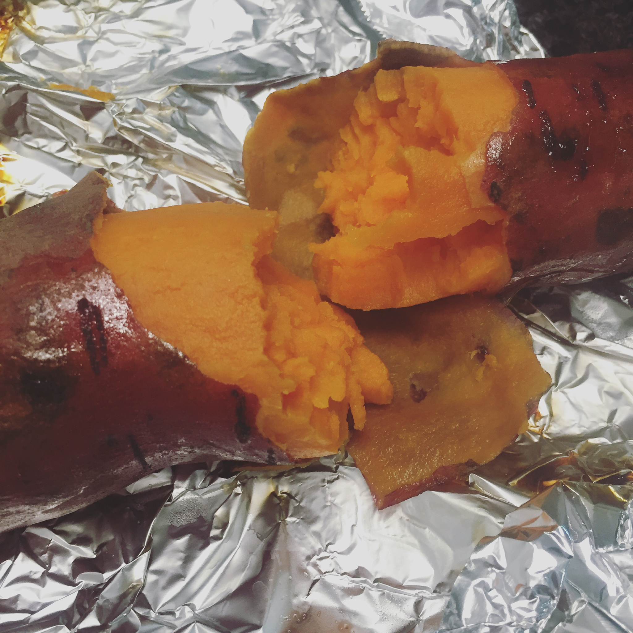 烤地瓜（烤箱初试）