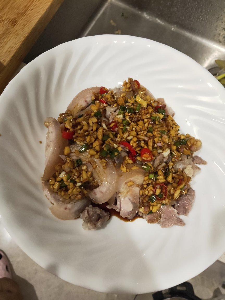 停不下来的经典粤菜白切沙姜猪手！超超超好吃