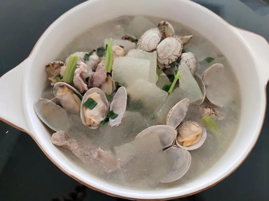 冬瓜花蛤汤