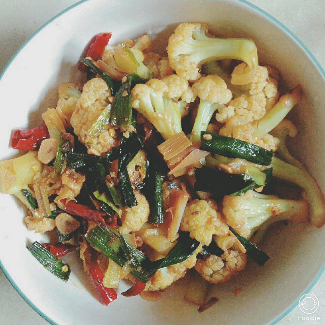 很“浪费”米饭的家常菜之一-------干锅菜花