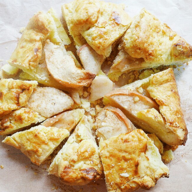 乡村苹果脆饼【Country Apple Galette】