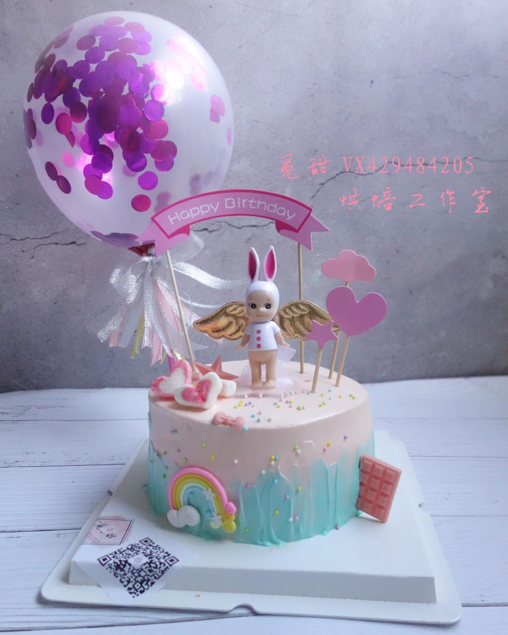 气球蛋糕 火烈鸟蛋糕 火烈鸟梦幻气球蛋糕