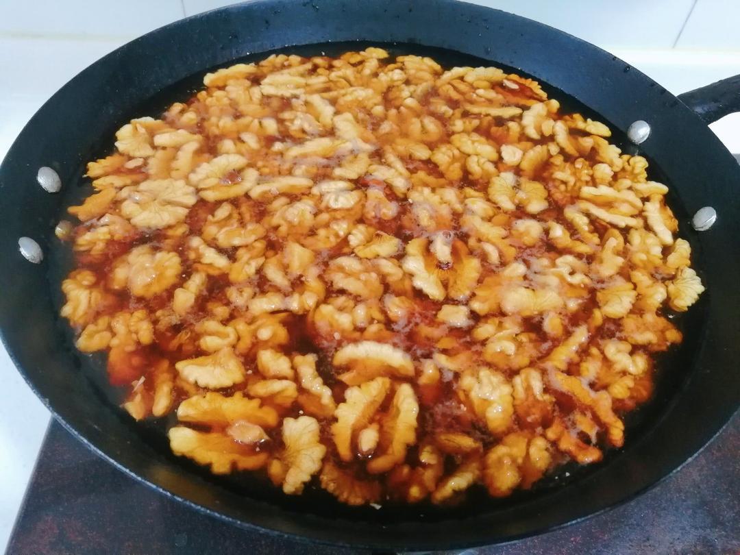 【琥珀核桃仁】冰糖无油不粘手