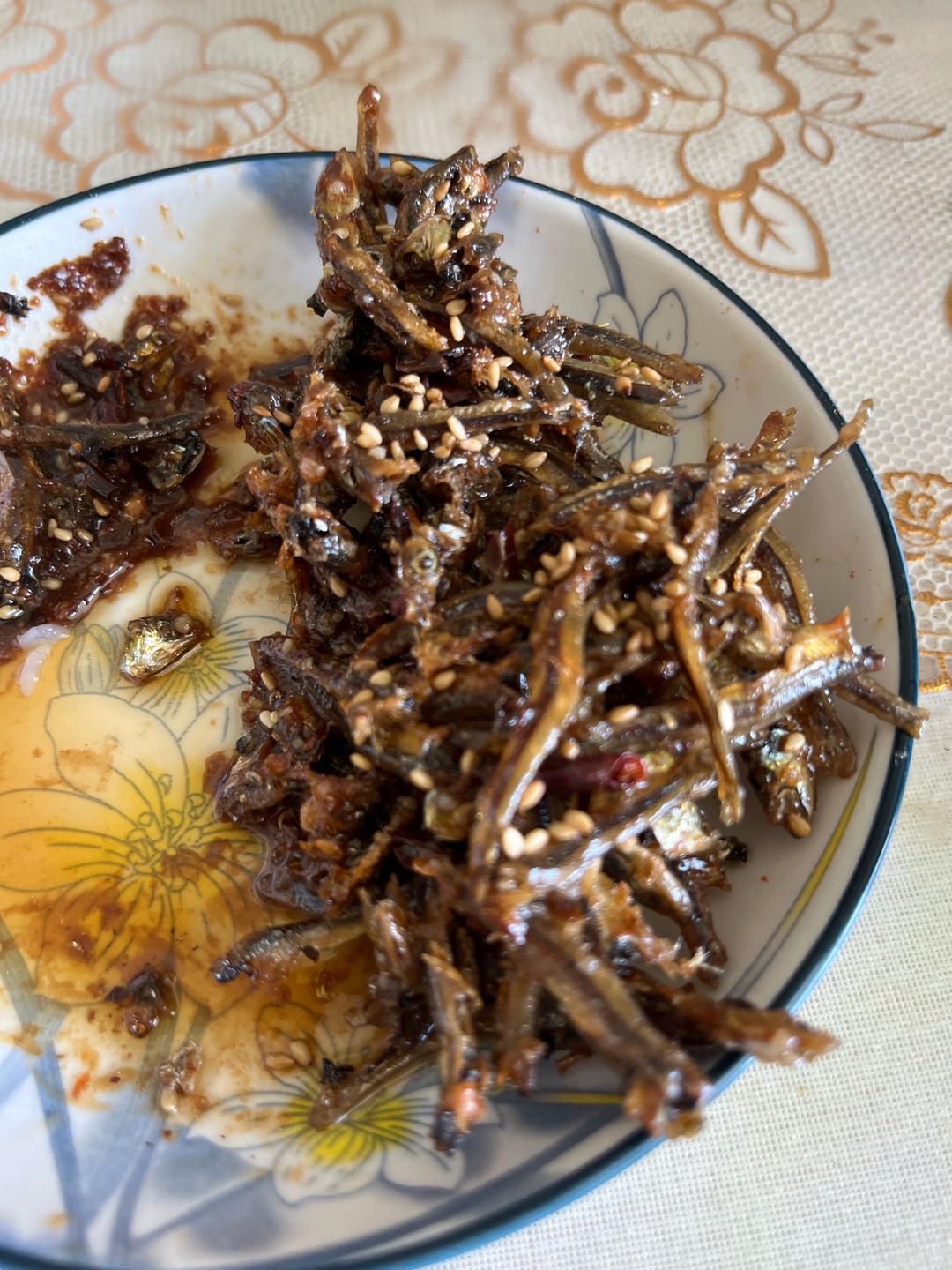 下酒菜香辣小银鱼