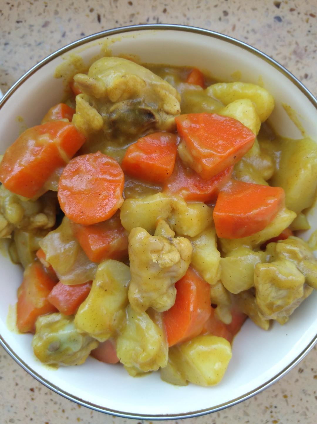 咖喱土豆鸡块