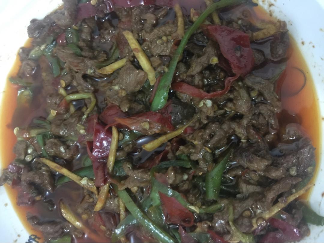 尖椒炒牛肉