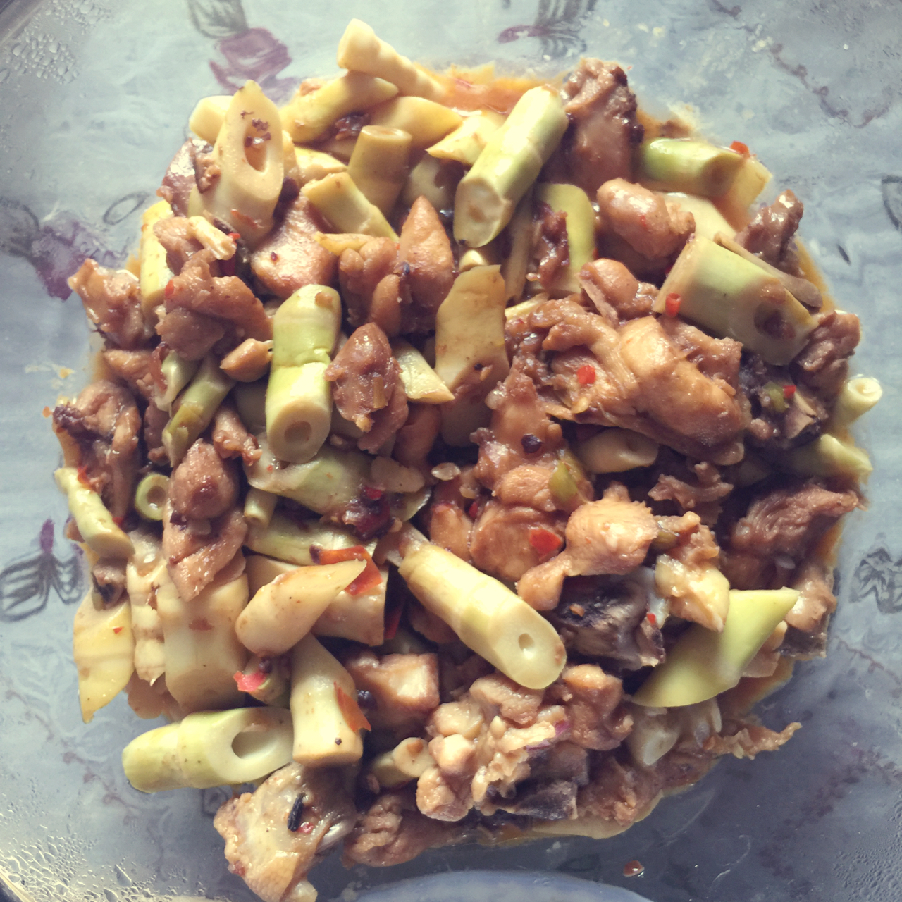 老丁的私房菜－竹笋烧鸡