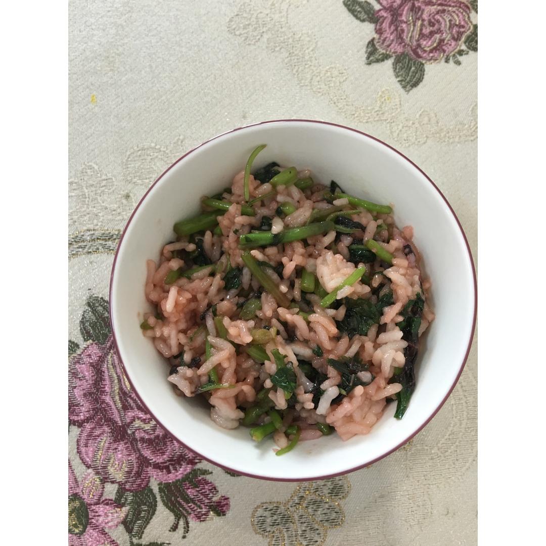 苋菜炒饭