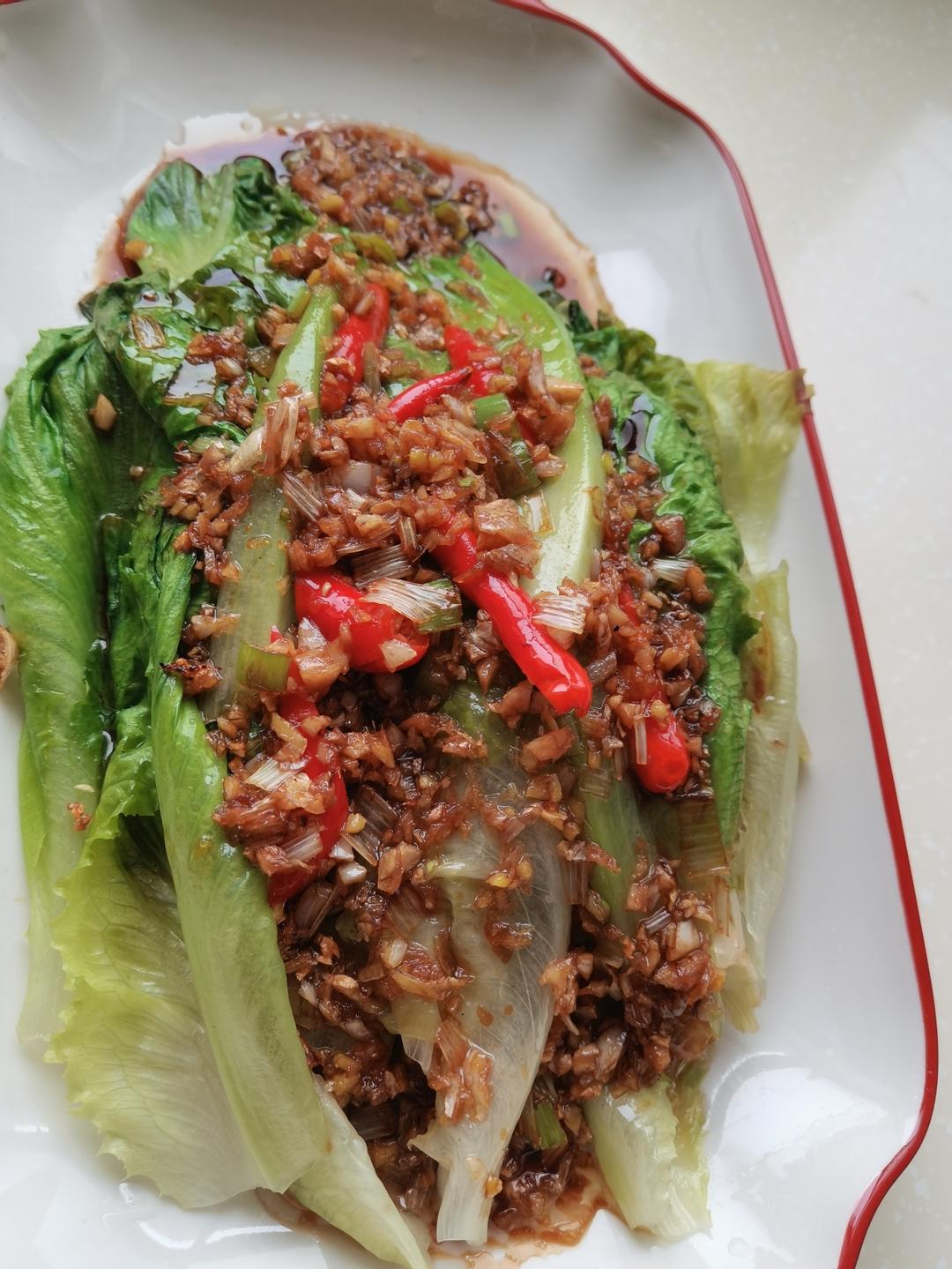 蒜蓉罗马生菜
