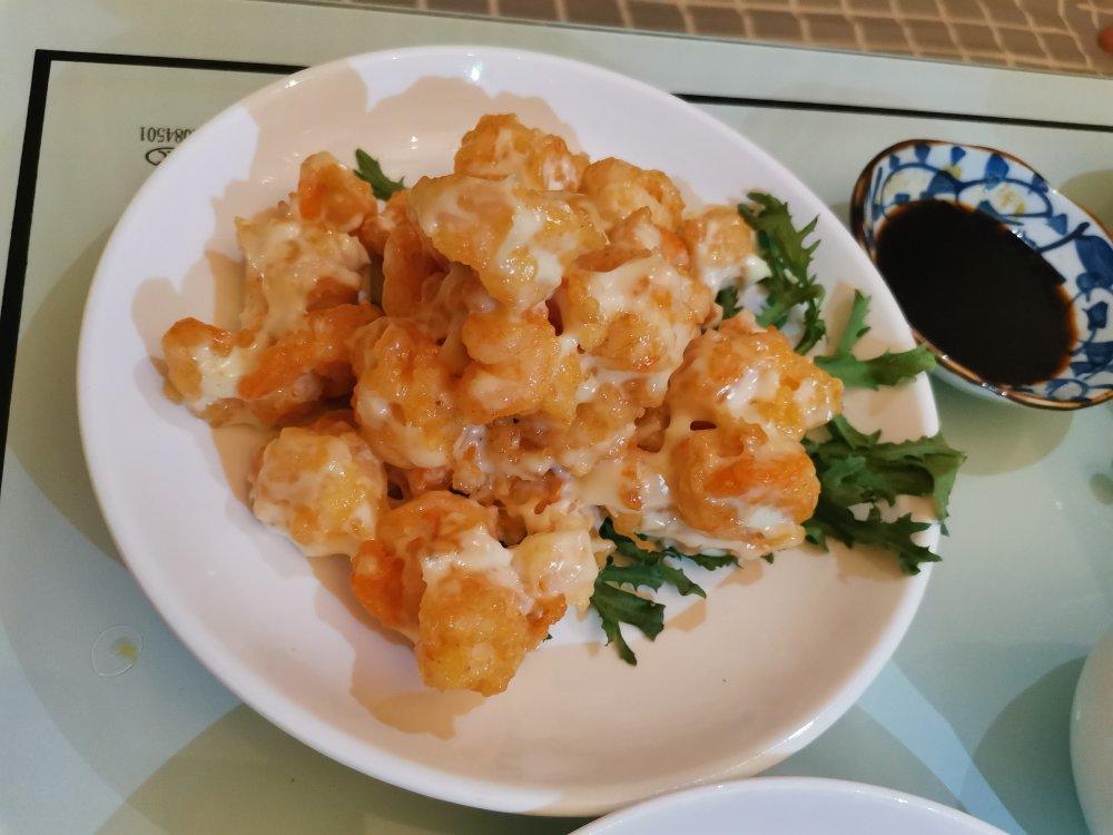 柏悦平替版芥末虾球