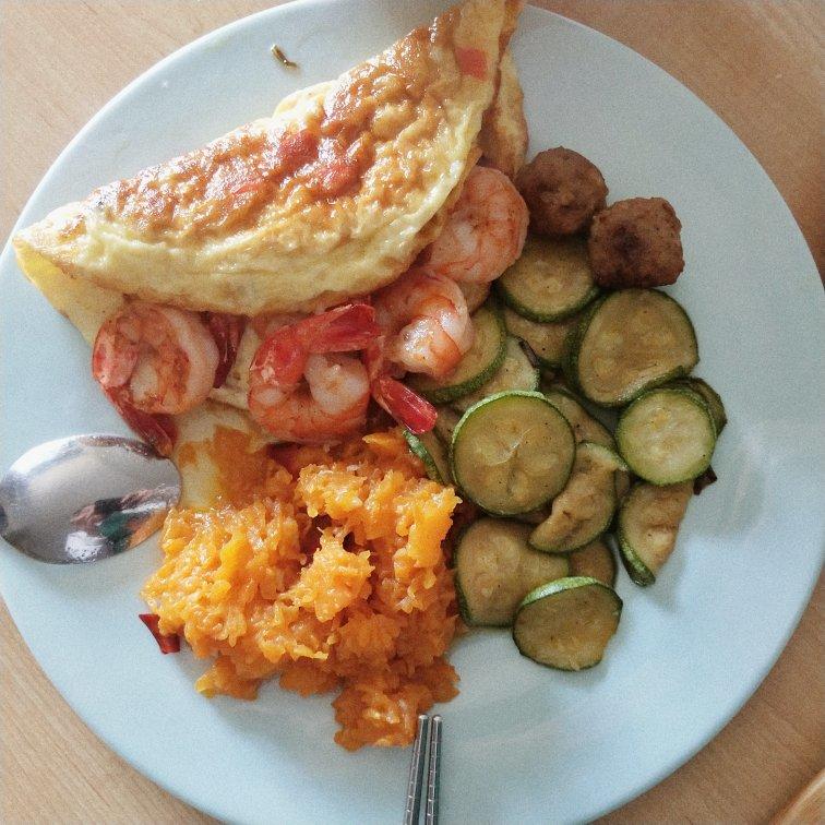 鲜香嫩滑的 虾仁滑蛋