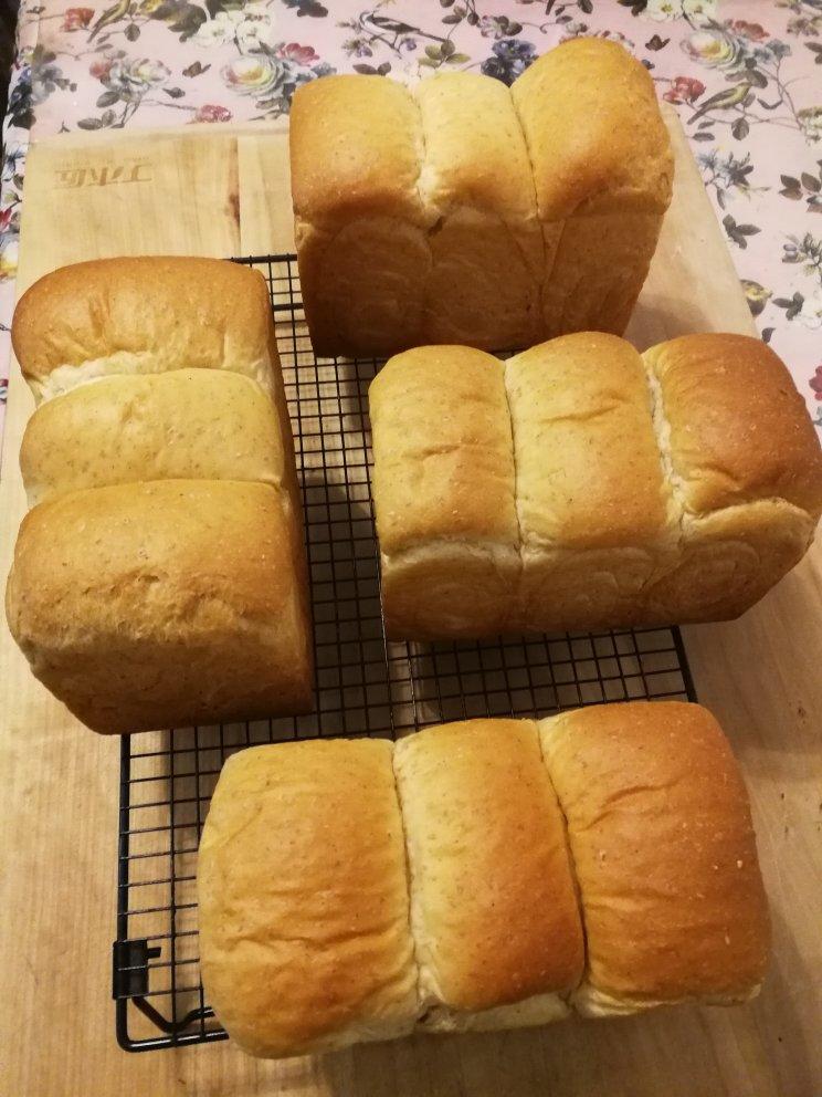 拿铁咖啡风味全麦吐司🍞疯狂消耗淡奶油‼️