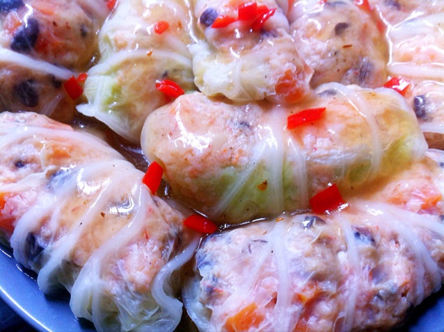 海鲜白菜卷