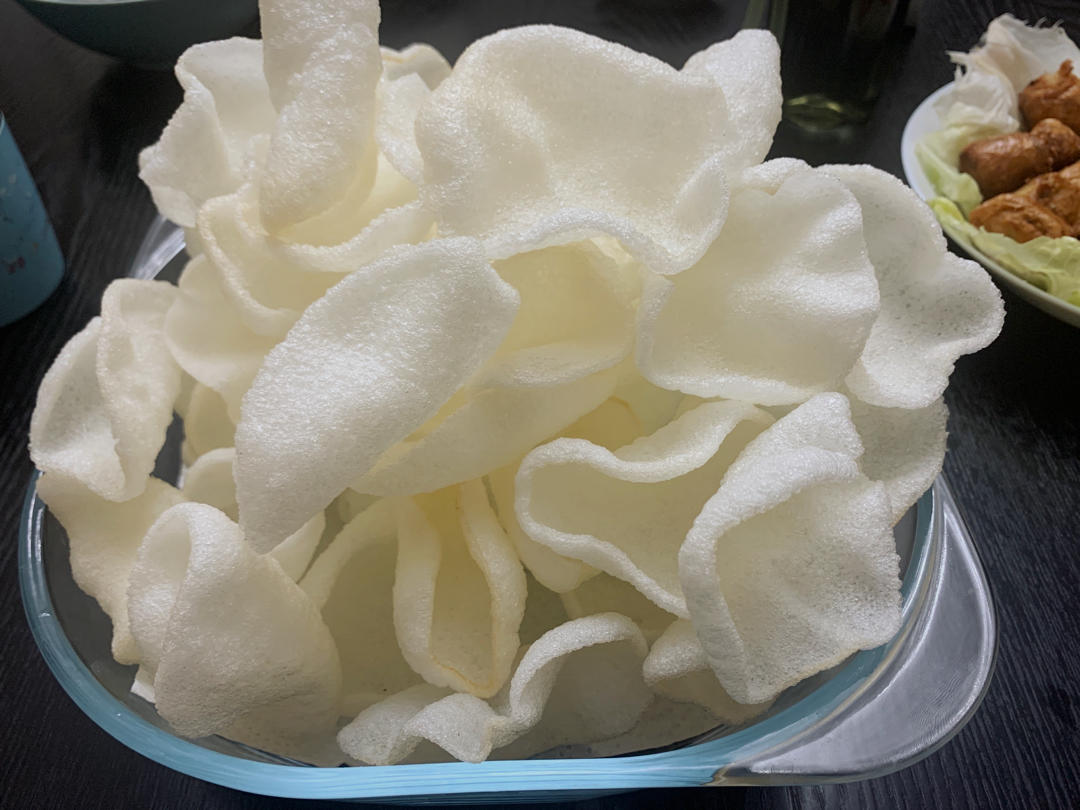 节日零食～炸虾片