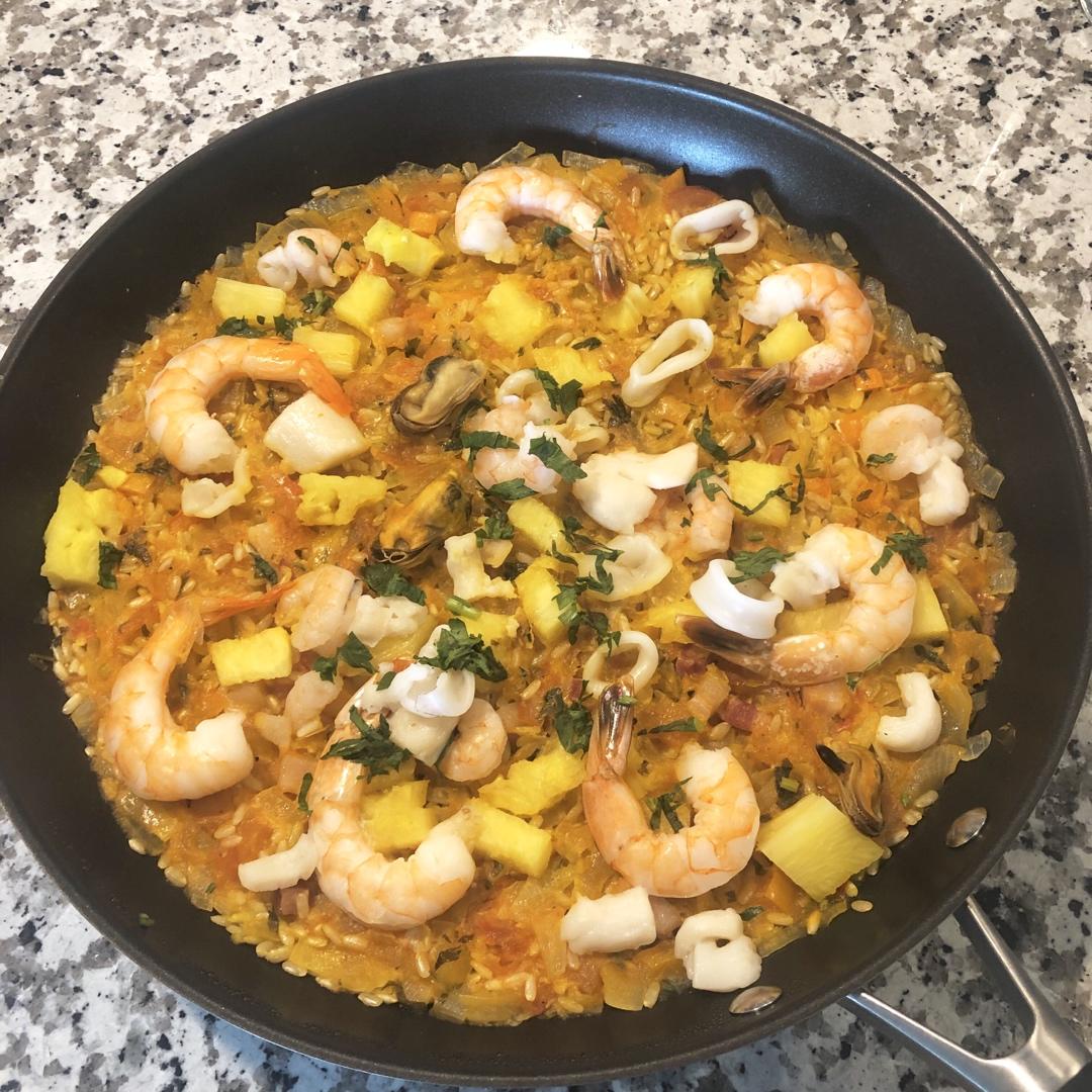 【曼食慢语】Seafood Paella 西班牙海鲜饭