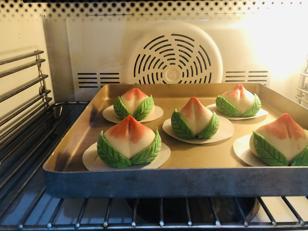 【寿桃包】中国人最传统的生日蛋糕，好惊艳！