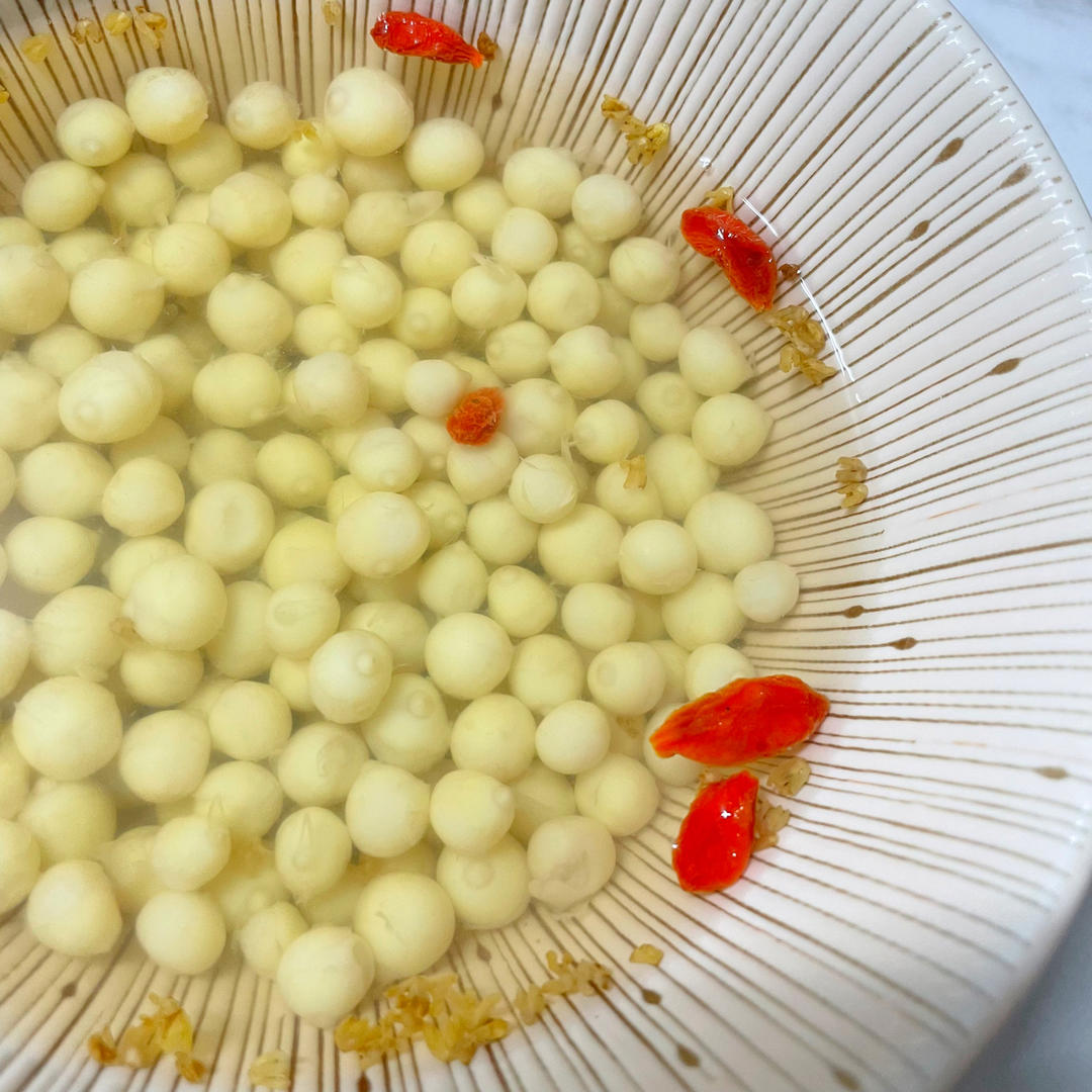 糖水鸡头米 30秒搞定