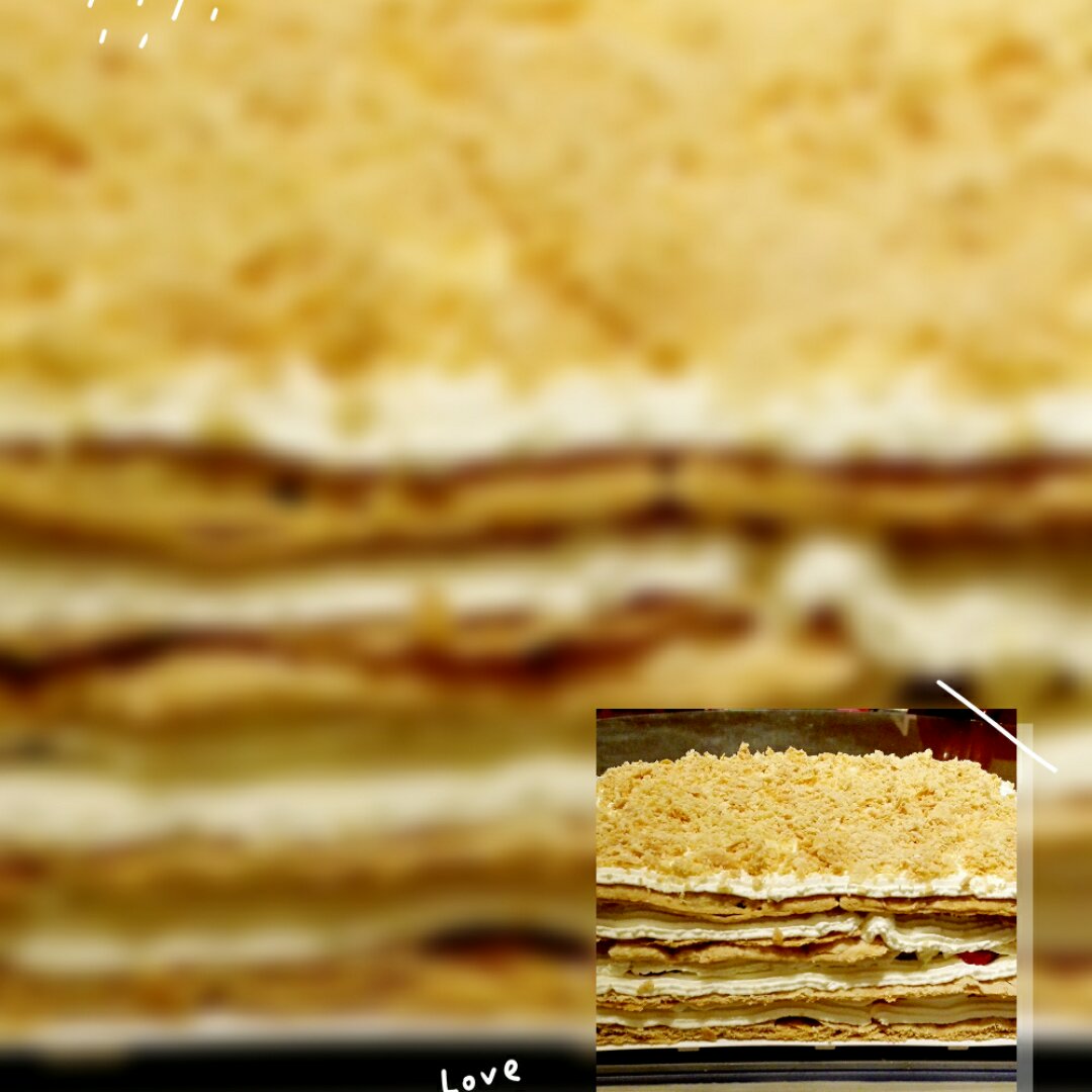 草莓拿破仑（呱呱杯夹馅儿更好吃哟！）