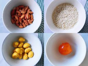 素食主义者—花生板栗蛋黄糯米饭的做法 步骤1