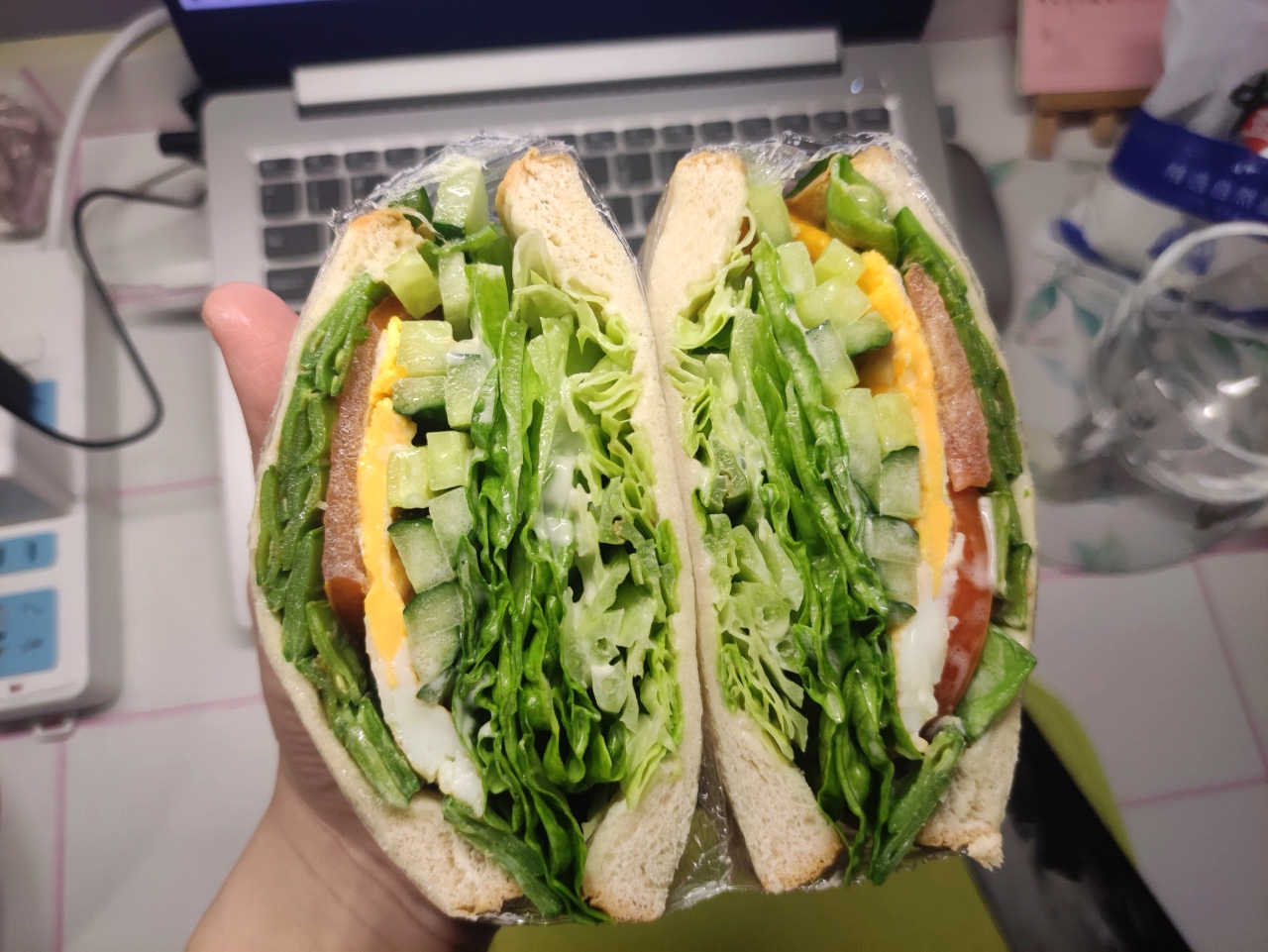 快手早餐——自制蔬菜三明治