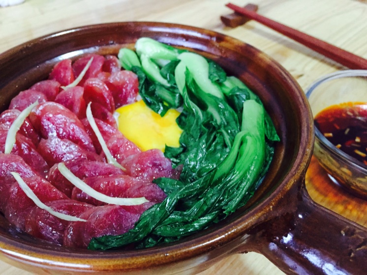 香肠煲仔饭
