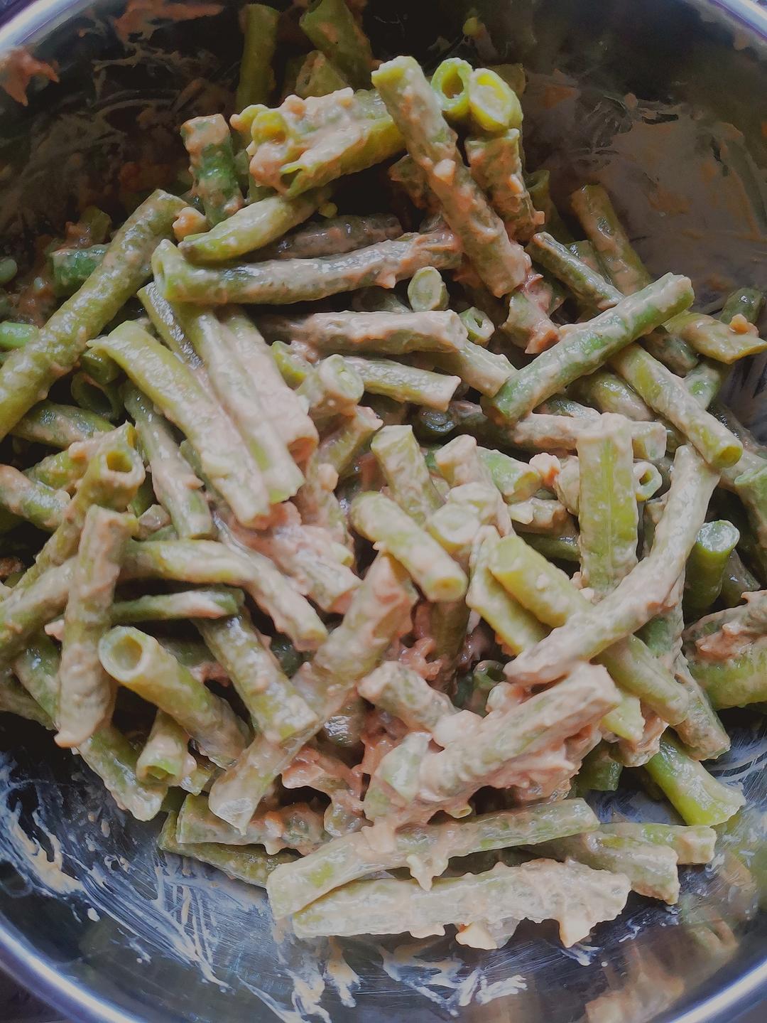 家常可口凉拌菜麻酱豆角