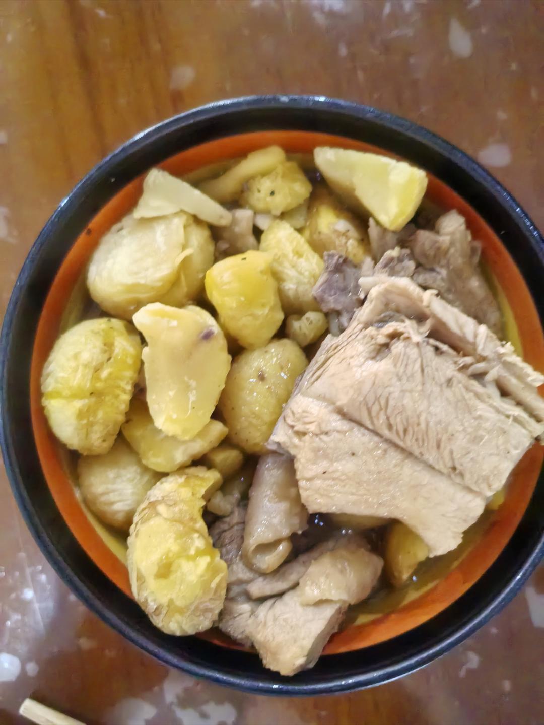 板栗炖鸡