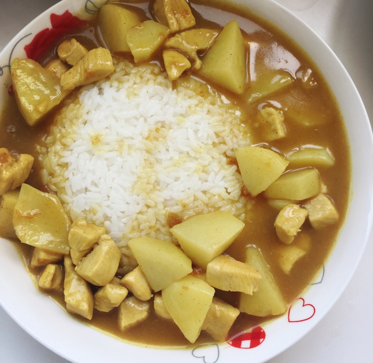 咖喱鸡饭