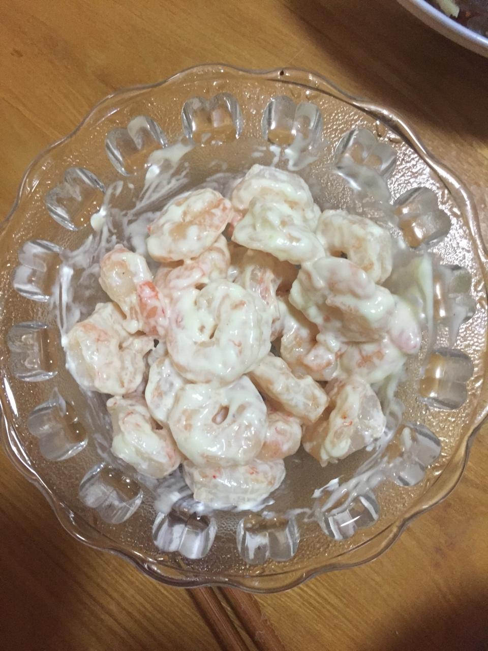 中餐厅菜谱—黄晓明の芥末虾球