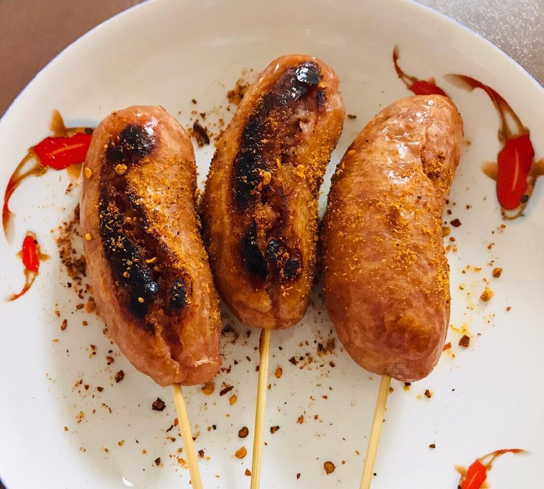 火山石烤肠 烤箱版