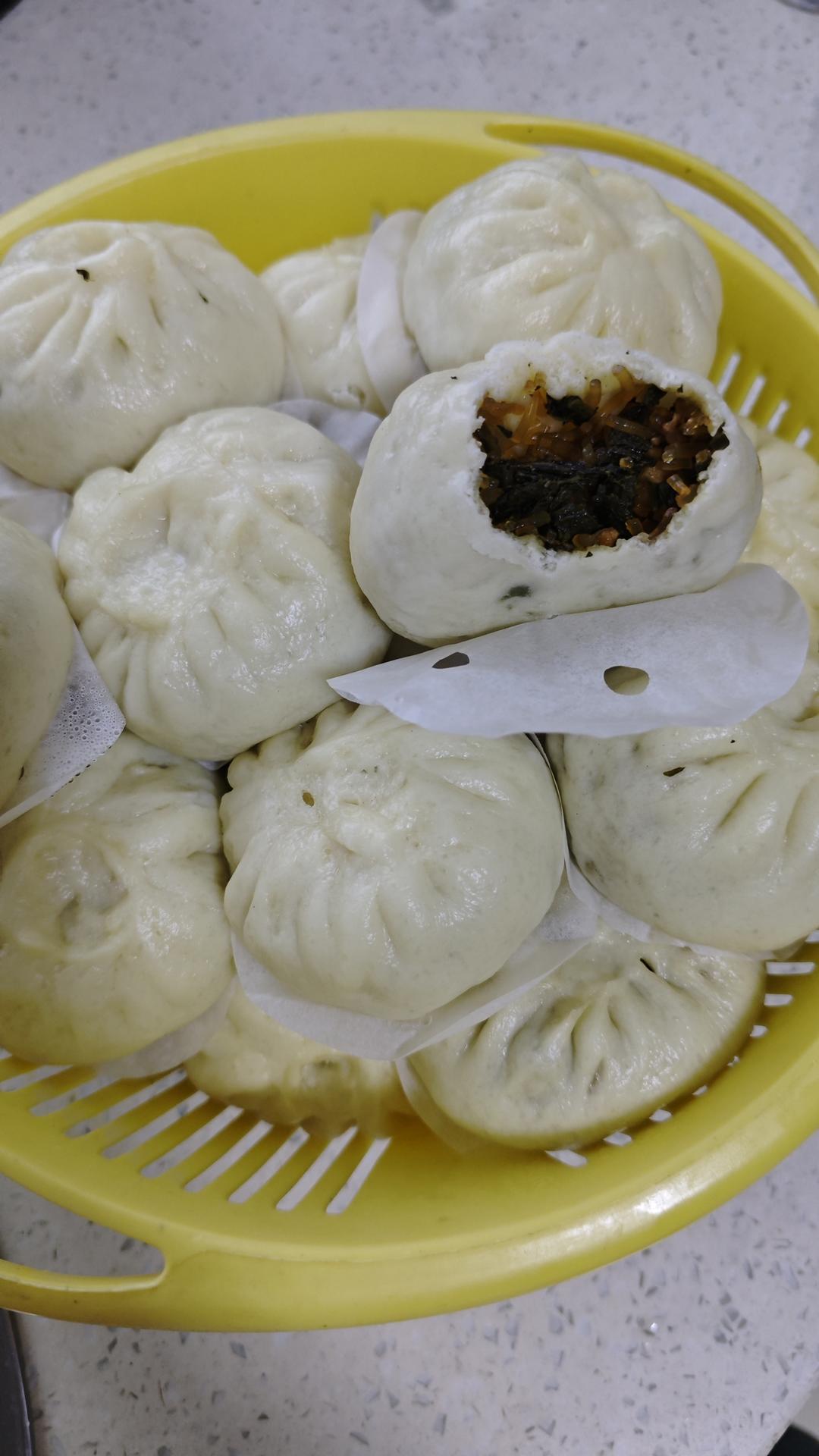 干菜粉丝肉包的做法