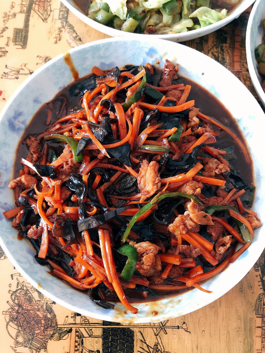 打卡鱼香肉丝