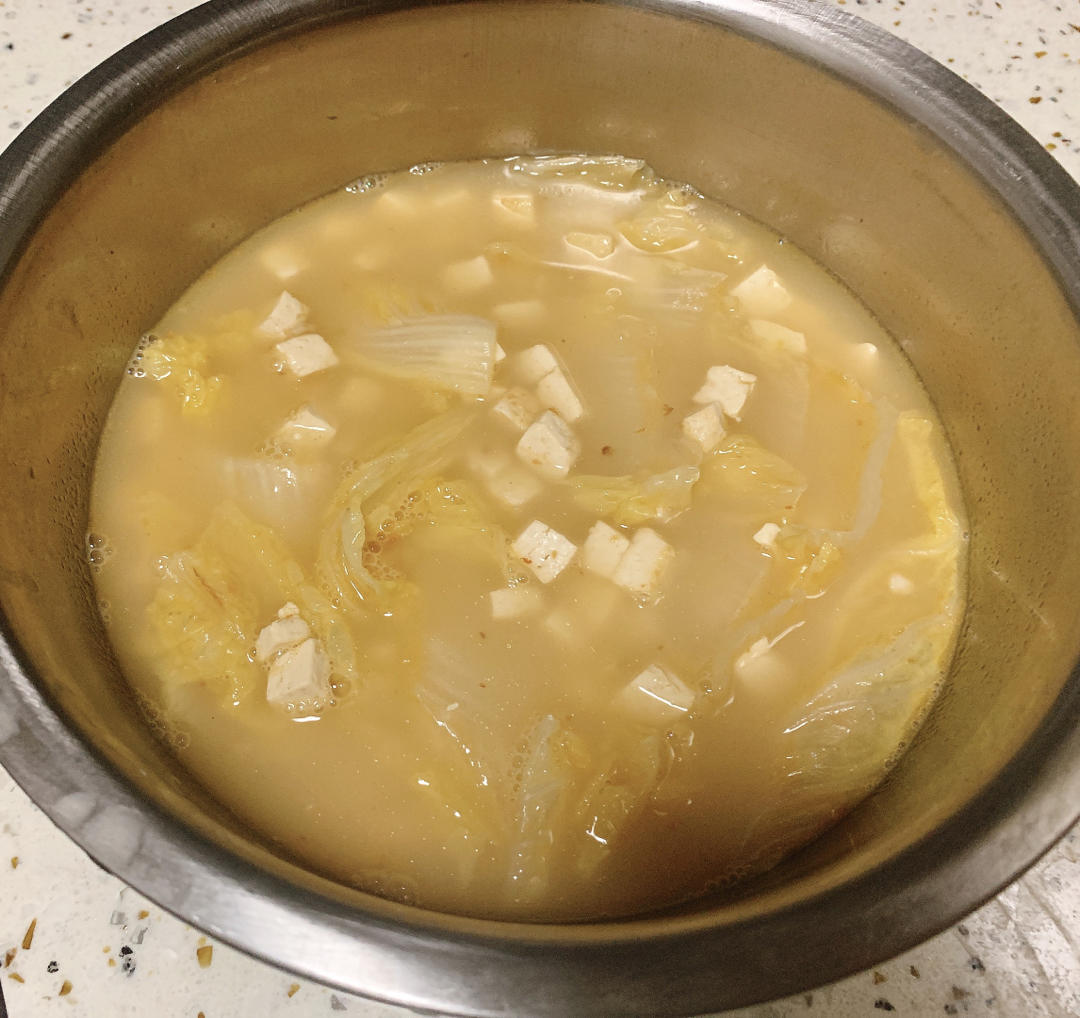白菜豆腐汤