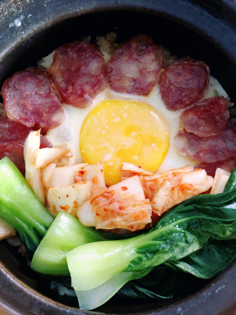 香肠煲仔饭