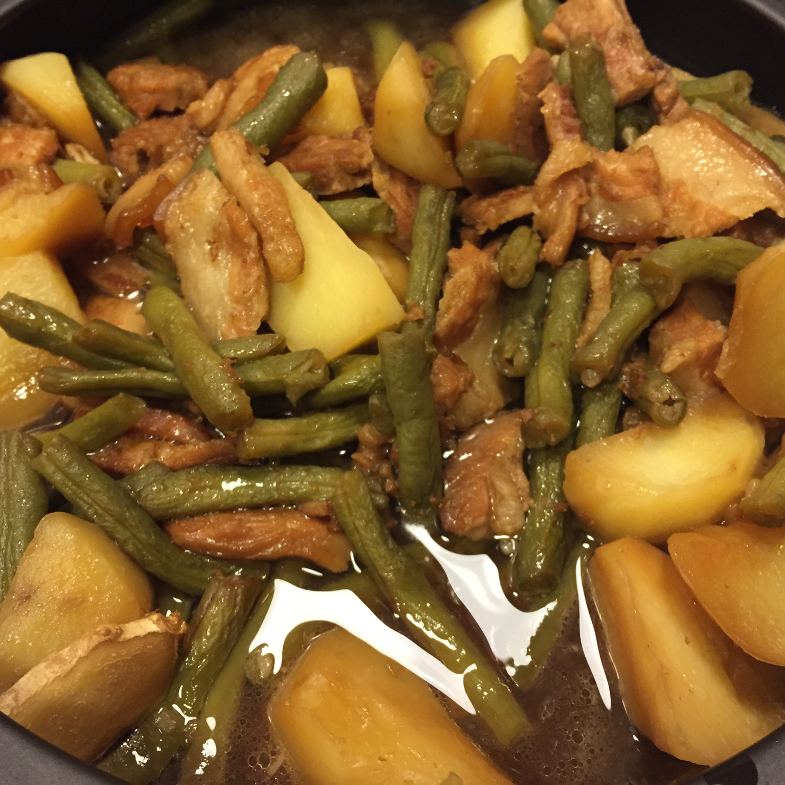 cyxpz9做的土豆炖豆角