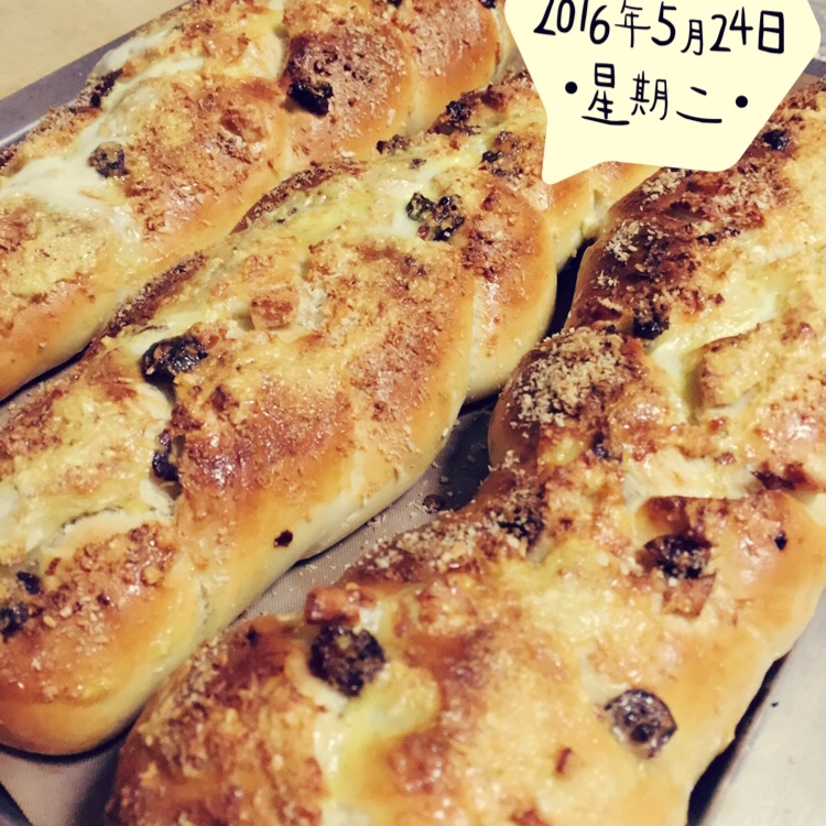 酸奶椰蓉辫子面包