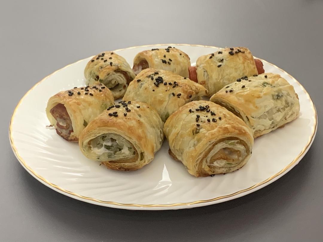 手抓饼培根卷