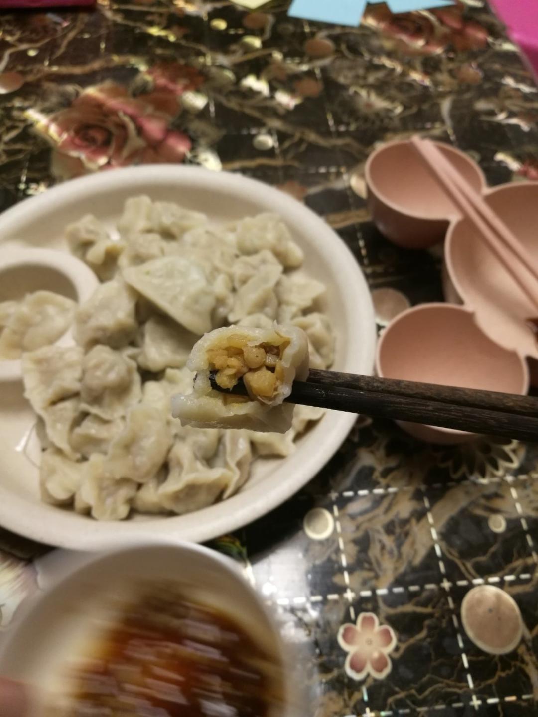 冬笋猪肉馅饺子