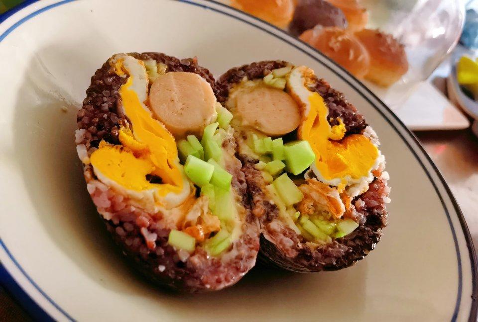好吃🉐️感动😹的【紫米饭团】，看图秒会❗️