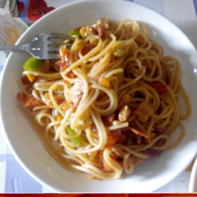 番茄肉酱意大利面