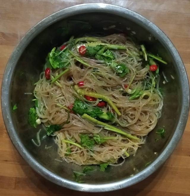 简易版凉拌粉丝