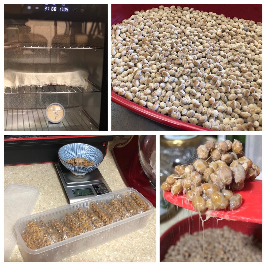 默默妈妈123做的自制纳豆(发酵箱版)