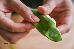 发酵面团-豌豆荚馒头的做法 步骤10
