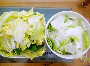白菜粉丝炖豆腐的做法 步骤2