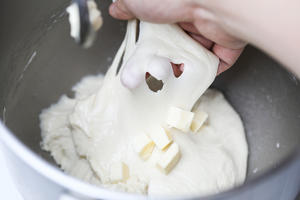 北海道牛奶吐司（100%冷藏中种法）的做法 步骤6