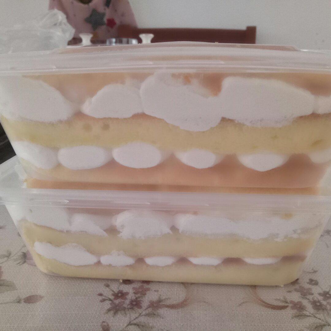虎皮奶油盒子蛋糕